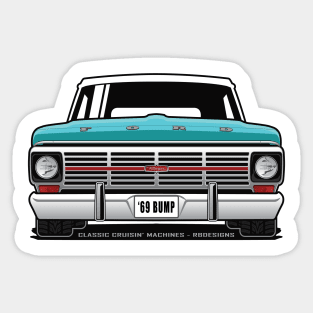 1969 Bumpside Truck Sticker